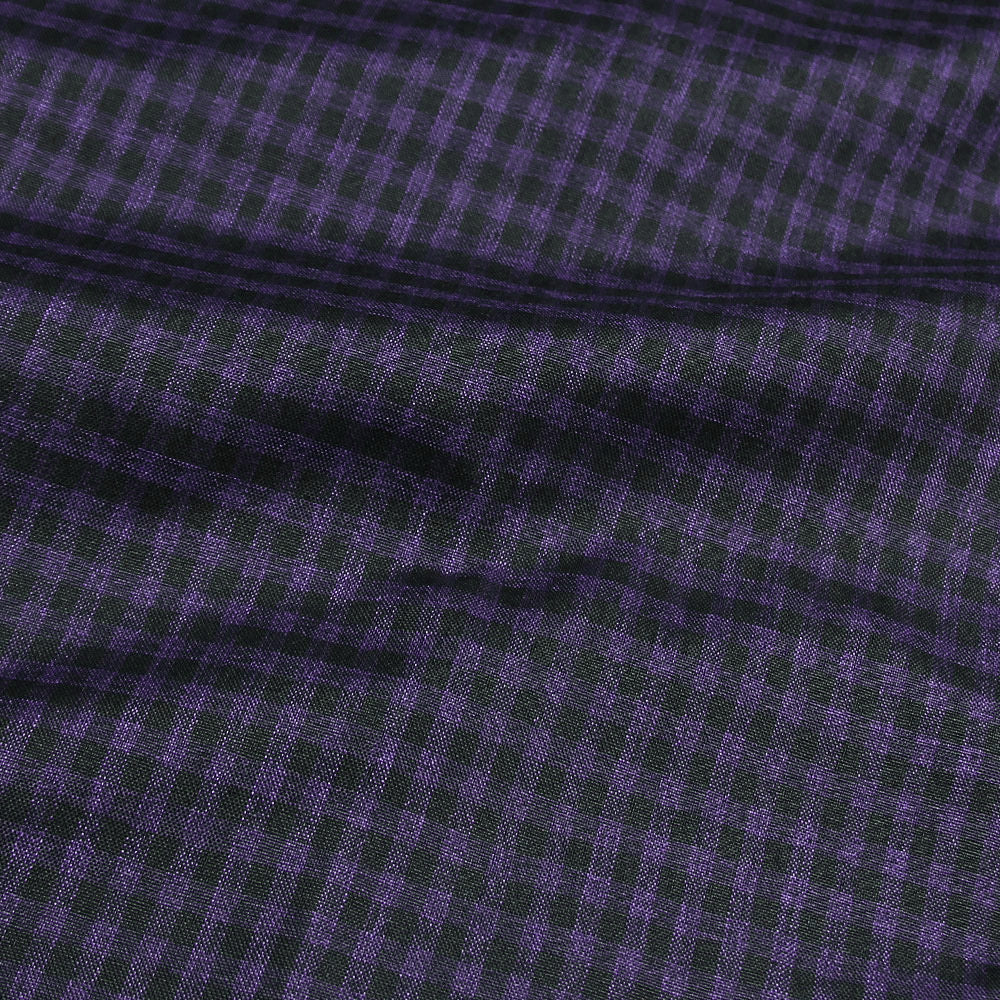 ZRA check purple casual shirt (00240)