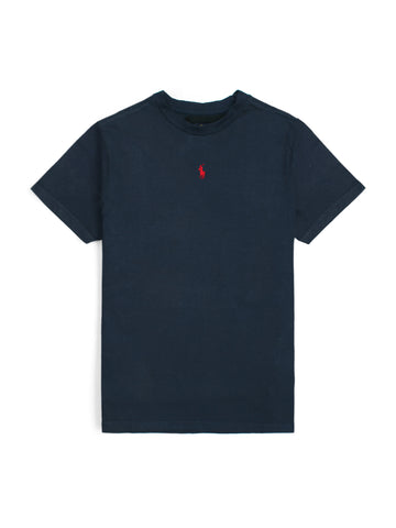 RL Basic soft cotton navy T-Shirt (00314)