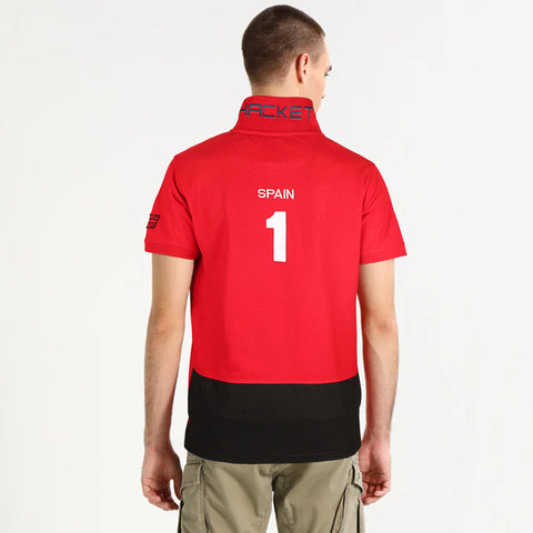 HKT red exclusive polo shirt (00255)