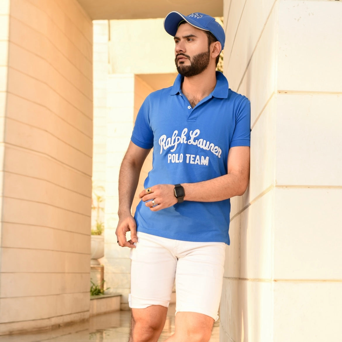 RL  royal blue  exclusive polo shirt (00247)
