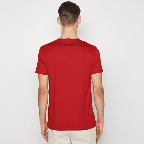 TMY-EMB175 red slim fit T-Shirt (00180)