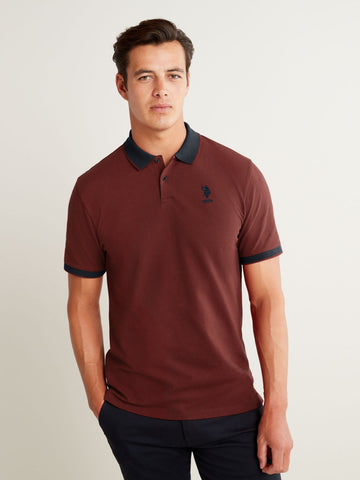 USPLO Imported maroon polo shirt(00319)