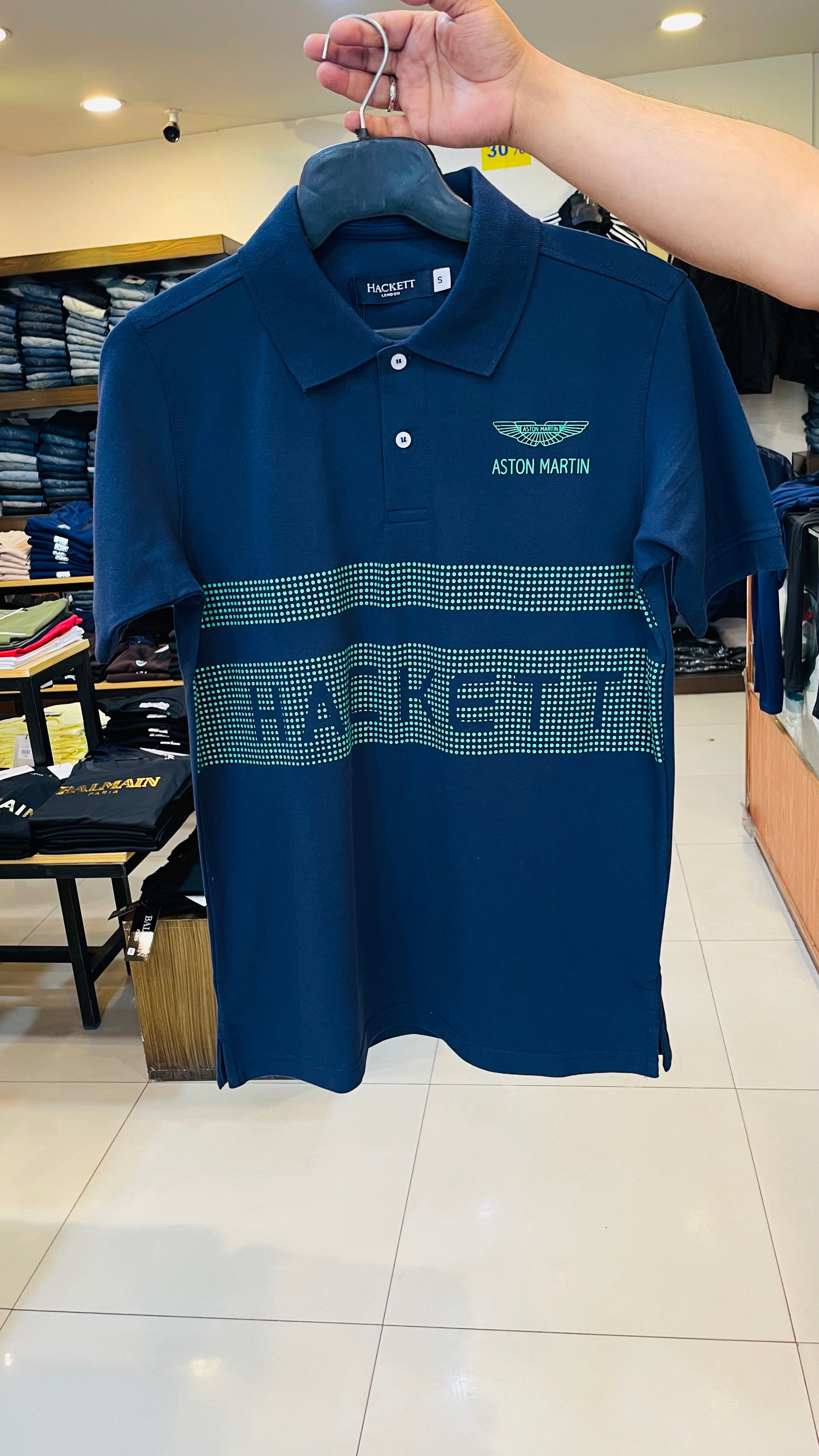 HKT navy exclusive polo shirt (00247)