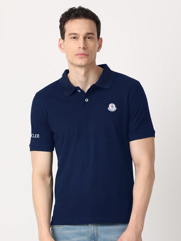 MNCLR soft cotton navy polo shirt(00320)