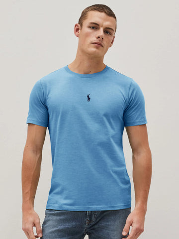 RL Basic soft cotton sky T-Shirt (00314)