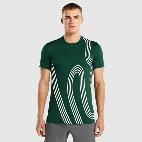 MNC green active wear slim fit T-Shirt (00243)