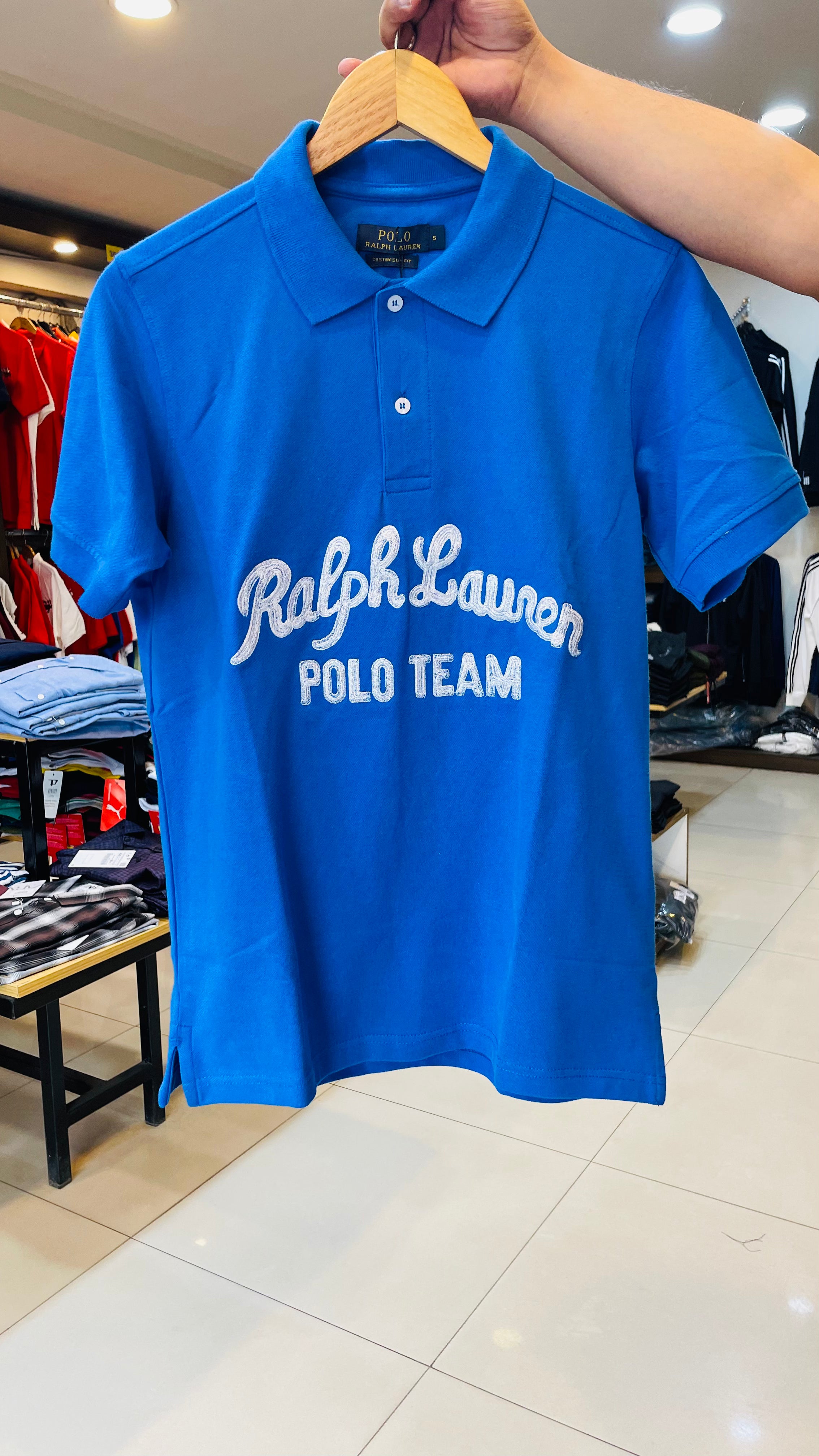 RL  royal blue  exclusive polo shirt (00247)
