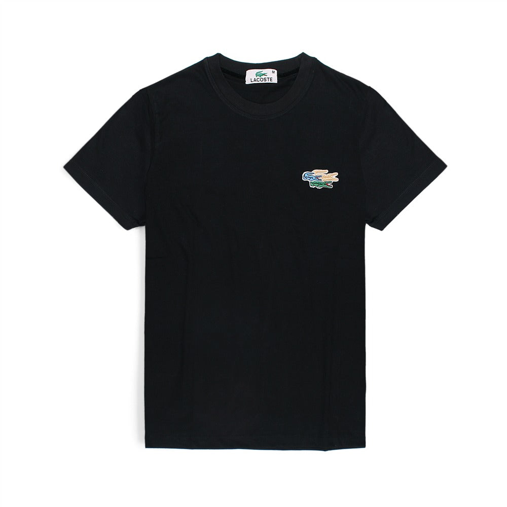 LCST tripple logo black Imported soft cotton T-Shirt (00158)