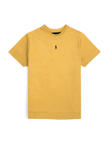 RL Basic soft cotton yellow T-Shirt (00314)