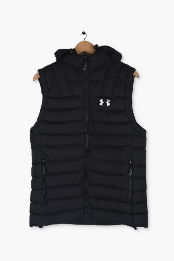 UA Imported black sleeveless jacket (00267)