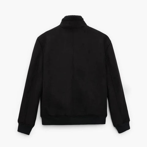 ZR Suede fur inside black jacket (00274)