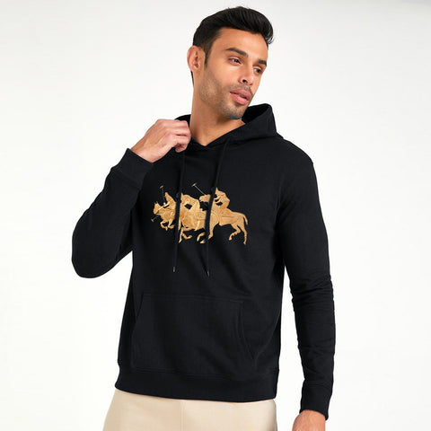 RL Premium black hoodie (00300)