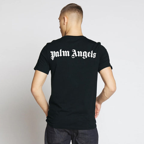 PALMANGLES bear Imported soft cotton black T-Shirt (00244)