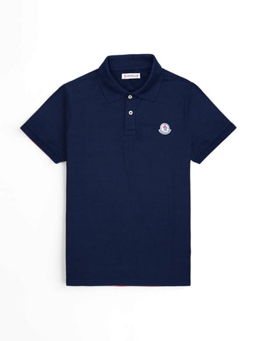 MNCLR soft cotton navy polo shirt(00320)