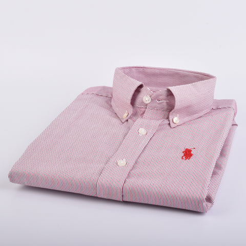 RL plining Embroidered logo Oxford Shirt (00321)