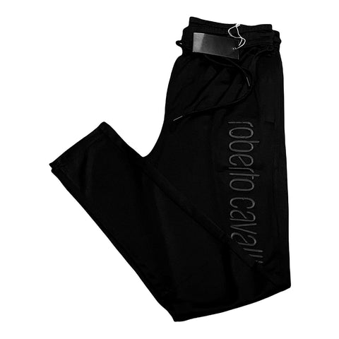 RBT emb black poly trouser(00137)