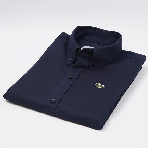 LCST basic  Emb navy Oxford Shirt